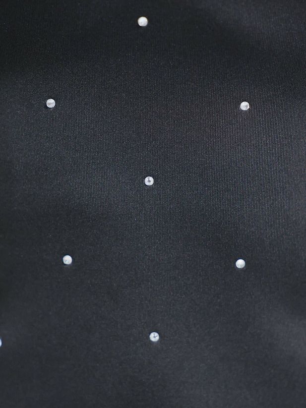 AngelR エンジェルアール シフォンショルダーオフショルVカットビジュータイトマイクロミニドレス ホワイト ar25801-2