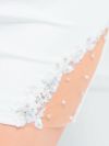 AngelR エンジェルアール バストシフォンフラワーレースビジューメッシュタイトマイクロミニドレス イエロー ar25201-2