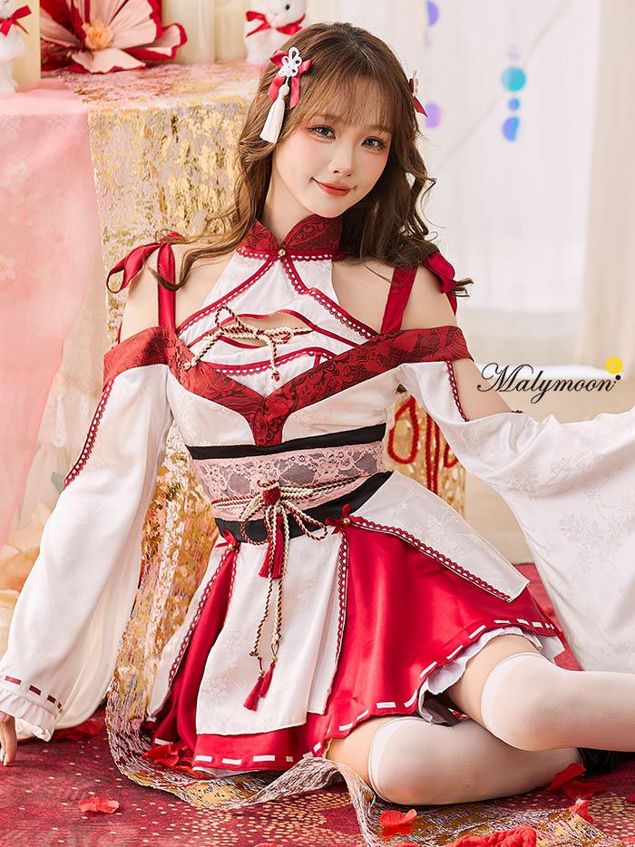 ♥ やとお Malymoon きつね巫女 コスプレ