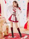 【5点セット】Malymoon マリームーン ロマンティックレース巫女コスチューム ml10124