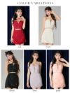 ROBE de FLEURS ローブドフルール ブラック 2wayハートビジューバストカットセットアップミニキャバドレス fm3586-2