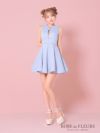ROBE de FLEURS ローブドフルール リボンビジューバストカットフレアミニキャバドレス fm3618-c