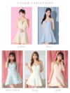 ROBE de FLEURS ローブドフルール イエロー ラメツイードランダムビジューキャミドレス fm3501-3