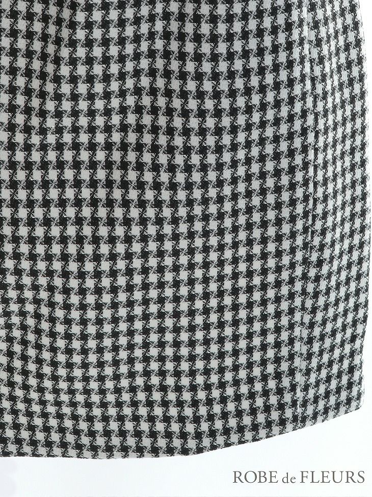 【*ROBE de FLEURS SALE*】 ROBE de FLEURS ローブドフルール フリル襟ｘパフスリーブツーピースミニキャバドレス fm2637-s25