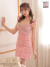 ROBE de FLEURS ローブドフルール 大粒ビジューｘラメツイードミニキャバドレス fm2655-s25