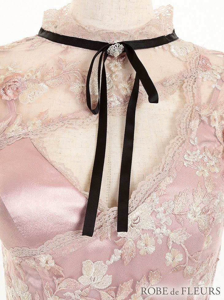 ROBE de FLEURS ローブドフルール Airy Bouquet Dress エアリーブーケミニドレス fm2137-s25