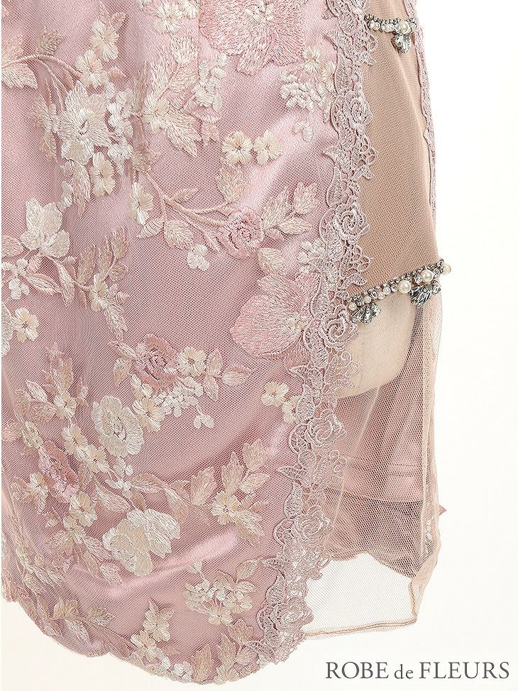 ROBE de FLEURS ローブドフルール Airy Bouquet Dress エアリーブーケミニドレス fm2137-s25