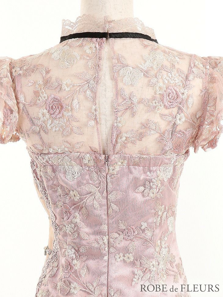 ROBE de FLEURS ローブドフルール Airy Bouquet Dress エアリーブーケミニドレス fm2137-s25