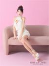 ROBE de FLEURS ローブドフルール シャーリングアメスリバストジップセットアップミニキャバドレス fm3787-c