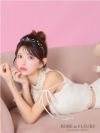 ROBE de FLEURS ローブドフルール シャーリングアメスリバストジップセットアップミニキャバドレス fm3787-c