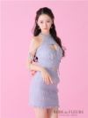 ROBE de FLEURS ローブドフルール シャーリングアメスリバストジップセットアップミニキャバドレス fm3787-c