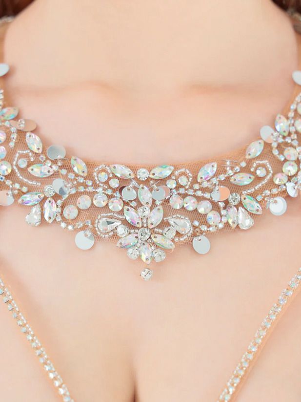 AngelR エンジェルアール バストクロスデザインフロントカットホルターネックビジュータイトミニドレス ホワイト ar25208-3