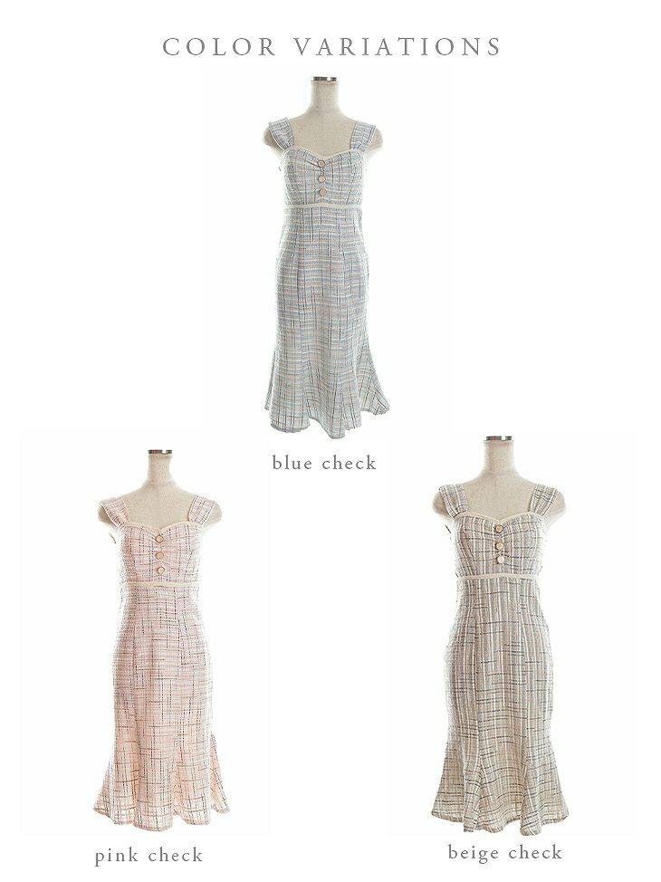 DEA. ディア バイ ローブドフルール ラメ入りスプリングニットミディキャバドレス de2725-s25