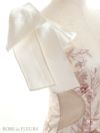 ROBE de FLEURS ローブドフルール 立体刺繍レース×アシンメトリータイトミニキャバドレス fm2322-s25