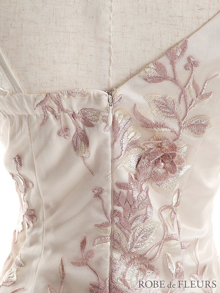 ROBE de FLEURS ローブドフルール 立体刺繍レース×アシンメトリータイトミニキャバドレス fm2322-s25
