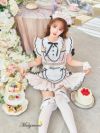 【8点セット】Malymoon マリームーン パステルフルールストライプメイド [ ライトピンク / ライトブルー / ミントブルー ] ml10222