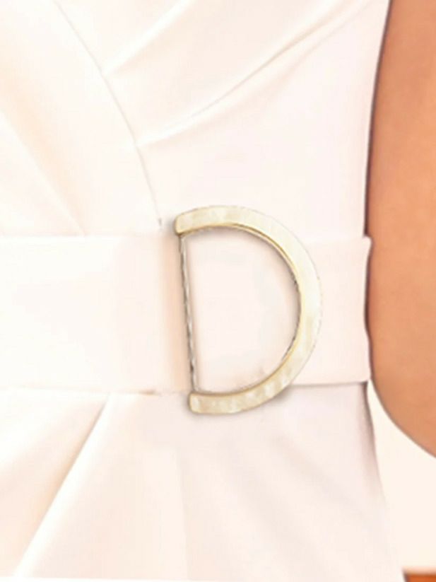 Veautt ヴュート チョーカーデザインVカットウエストタックタイトミディアムドレス vt022505