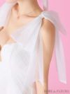 ROBE de FLEURS ローブドフルール ショルダーチュールリボンフレアミニキャバドレス fm3361