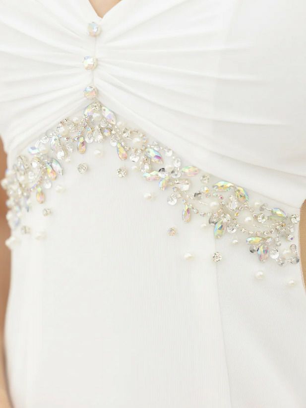 AngelR エンジェルアール ネッククロスデザインバストギャザービジュータイトマイクロミニドレス ar25216