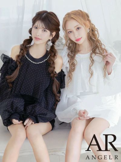 ROBE de FLEURS ローブドフルール ホワイト ハートボタン ROBE de FLEURS ローブドフルール ホワイト ハートボタン