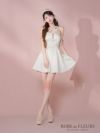 ROBE de FLEURS ローブドフルール サテンネックリボンバストジップフレアミニキャバドレス fm3597-c