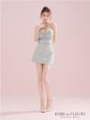  ROBE de FLEURS ローブドフルール ラメニットリボンホルターセットアップタイトミニキャバドレス fm3772-c