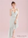 ROBE de FLEURS ローブドフルール アシンメトリーラメニットチュールセットアップキャミキャバドレス fm3295-c