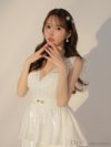 DEA. ディア バイ ローブドフルール ティアードシフォンレースフレアロングキャバドレス de3292