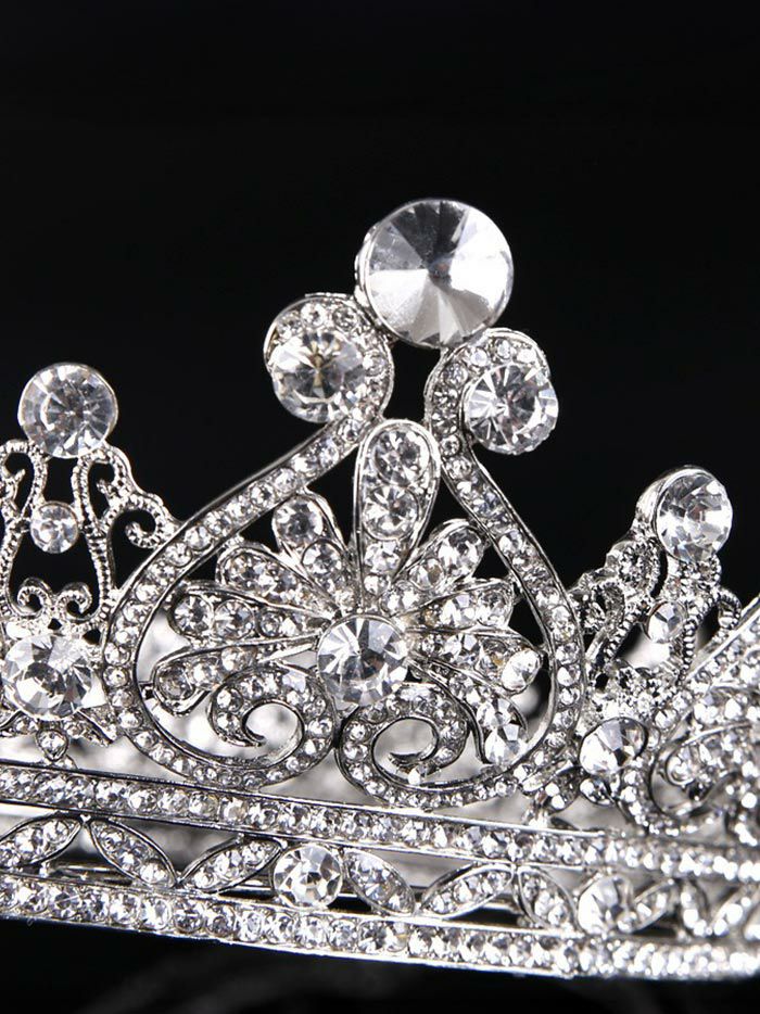 ビッグビジュー プリンセス ティアラ シルバー vcsit-25017