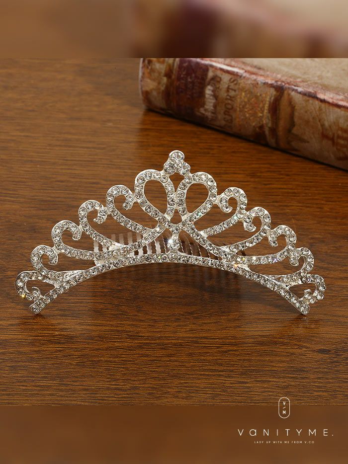 プリンセスハート クラウンティアラ シルバー vcsit-25022