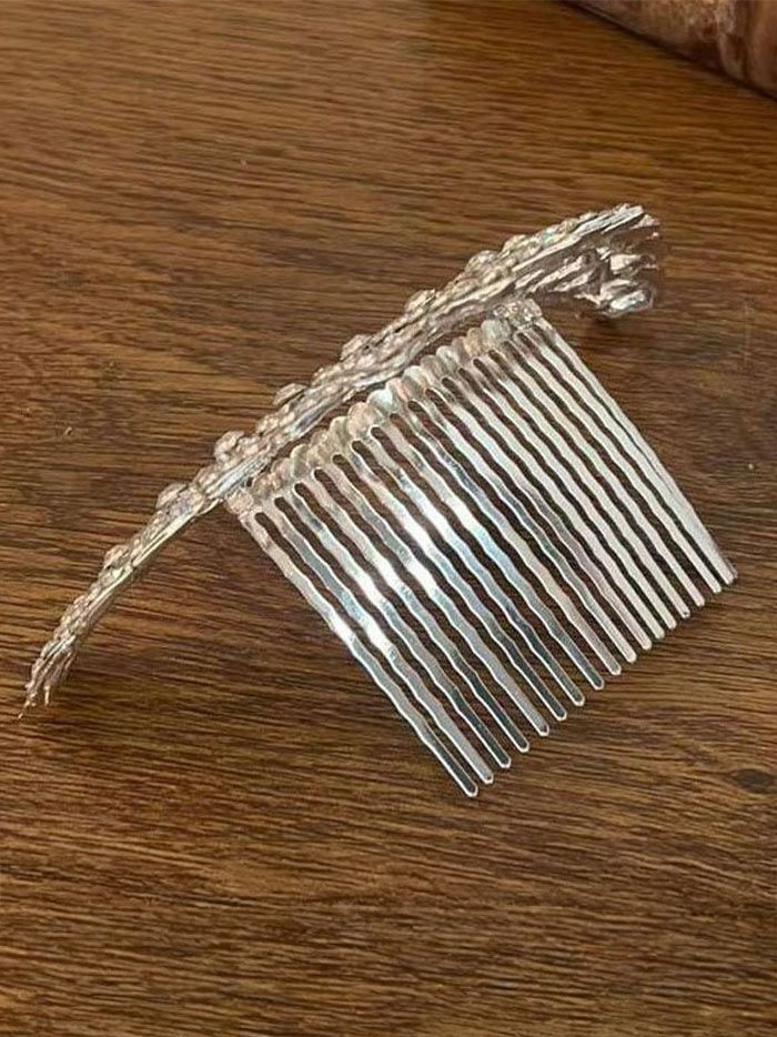 フラワービジューモチーフ クラウンティアラ シルバー vcsit-25024