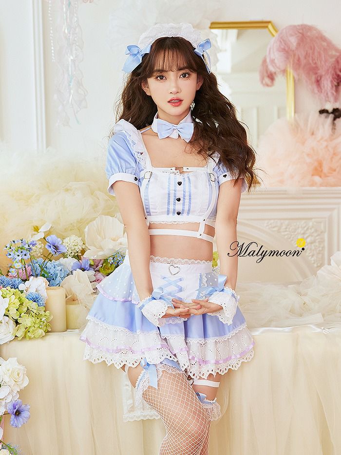 【8点セット】Malymoon マリームーン パステルカラーハーネスメイド [ ブルー / ライトピンク / イエロー / ベージュ ] ml9582-1