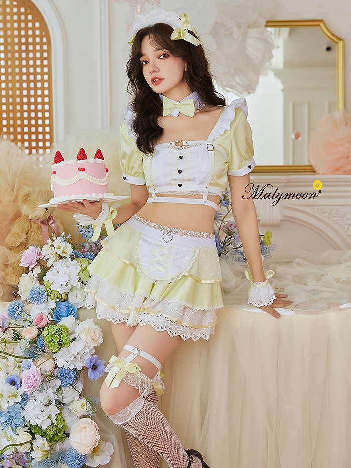 【8点セット】Malymoon マリームーン パステルカラーハーネスメイド [ ブルー / ライトピンク / イエロー / ベージュ ] ml9582-1