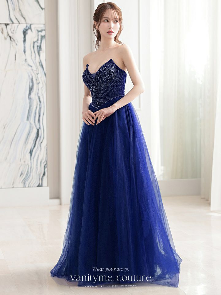 vanityME.couture. バニティミークチュール エメラルドビジュー ラメチュール プリンセス 姫 ロングドレス バースデードレス モスグリーン vctr-l-cc415