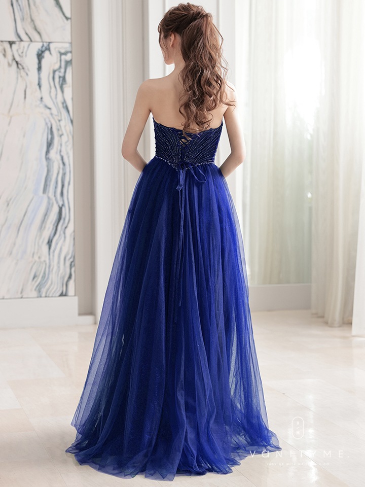 vanityME.couture. バニティミークチュール エメラルドビジュー ラメチュール プリンセス 姫 ロングドレス バースデードレス モスグリーン vctr-l-cc415