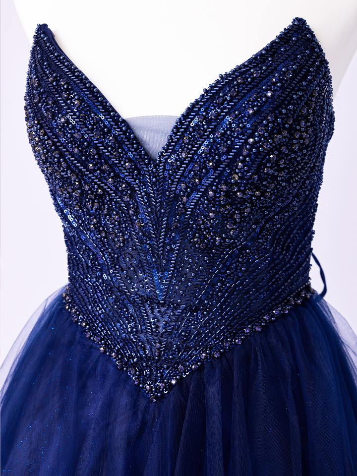 vanityME.couture. バニティミークチュール エメラルドビジュー ラメチュール プリンセス 姫 ロングドレス バースデードレス モスグリーン vctr-l-cc415