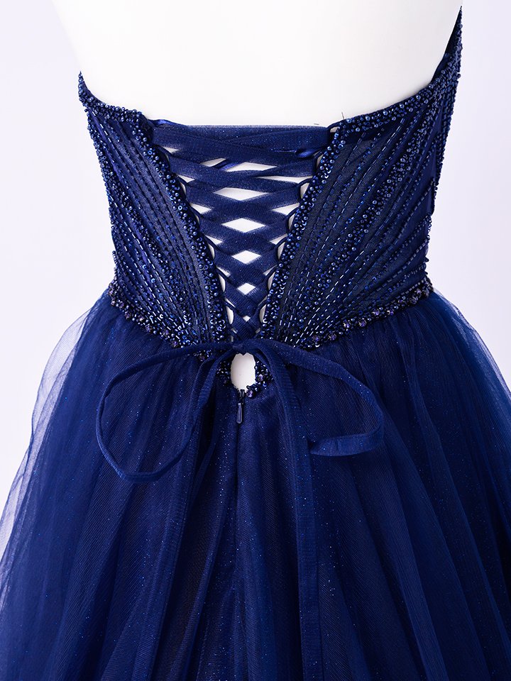 vanityME.couture. バニティミークチュール エメラルドビジュー ラメチュール プリンセス 姫 ロングドレス バースデードレス モスグリーン vctr-l-cc415