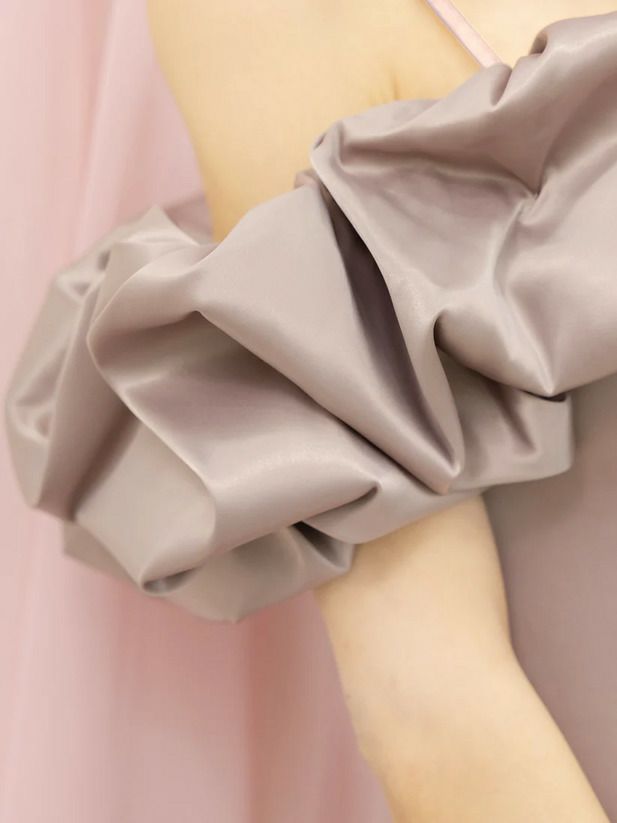 AngelR エンジェルアール オフショルダースリーブデザインフロントビジューマーメイドタイトロングドレス ar25818-ks