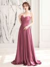 vanityME.couture. バニティミークチュール サテン バストドレープ コルセット ロングドレス バースデードレス モーヴローズ vctr-l-7481-1