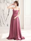 vanityME.couture. バニティミークチュール サテン バストドレープ コルセット ロングドレス バースデードレス モーヴローズ vctr-l-7481-1