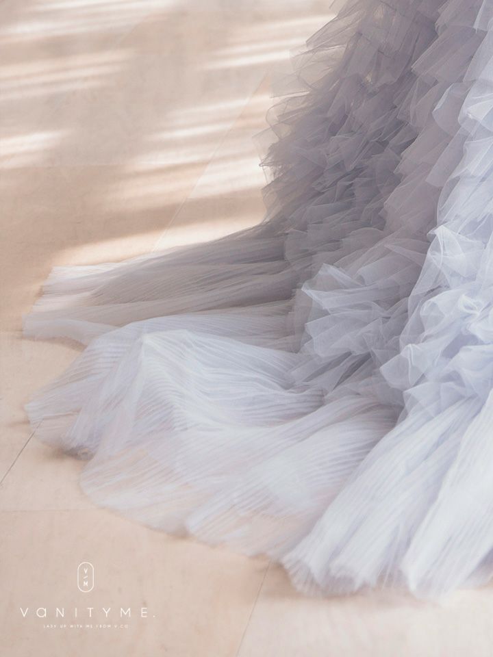 【2点セット】vanityME.couture. バニティミークチュール オフショル チュール ビジューライン ヌードベース リボンショール付き プリンセス 姫 ロングドレス バースデードレス ブルー vctr-l-a1150-1