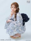 ROBE de FLEURS ローブドフルール Floral print yukata フローラルプリント浴衣 fm3375-c