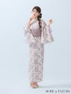 ROBE de FLEURS ローブドフルール Floral print yukata フローラルプリント浴衣 fm3375-c