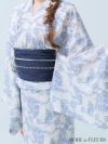 ROBE de FLEURS ローブドフルール Floral print yukata フローラルプリント浴衣 fm3375-c