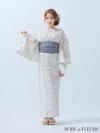 ROBE de FLEURS ローブドフルール Sheer floral embroidered lace yukata シアーフローラルレース浴衣 fm4220-c