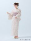 ROBE de FLEURS ローブドフルール Sheer floral embroidered lace yukata シアーフローラルレース浴衣 fm4220-c