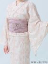 ROBE de FLEURS ローブドフルール Sheer floral embroidered lace yukata シアーフローラルレース浴衣 fm4220-c