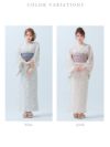 ROBE de FLEURS ローブドフルール Sheer floral embroidered lace yukata シアーフローラルレース浴衣 fm4220-c