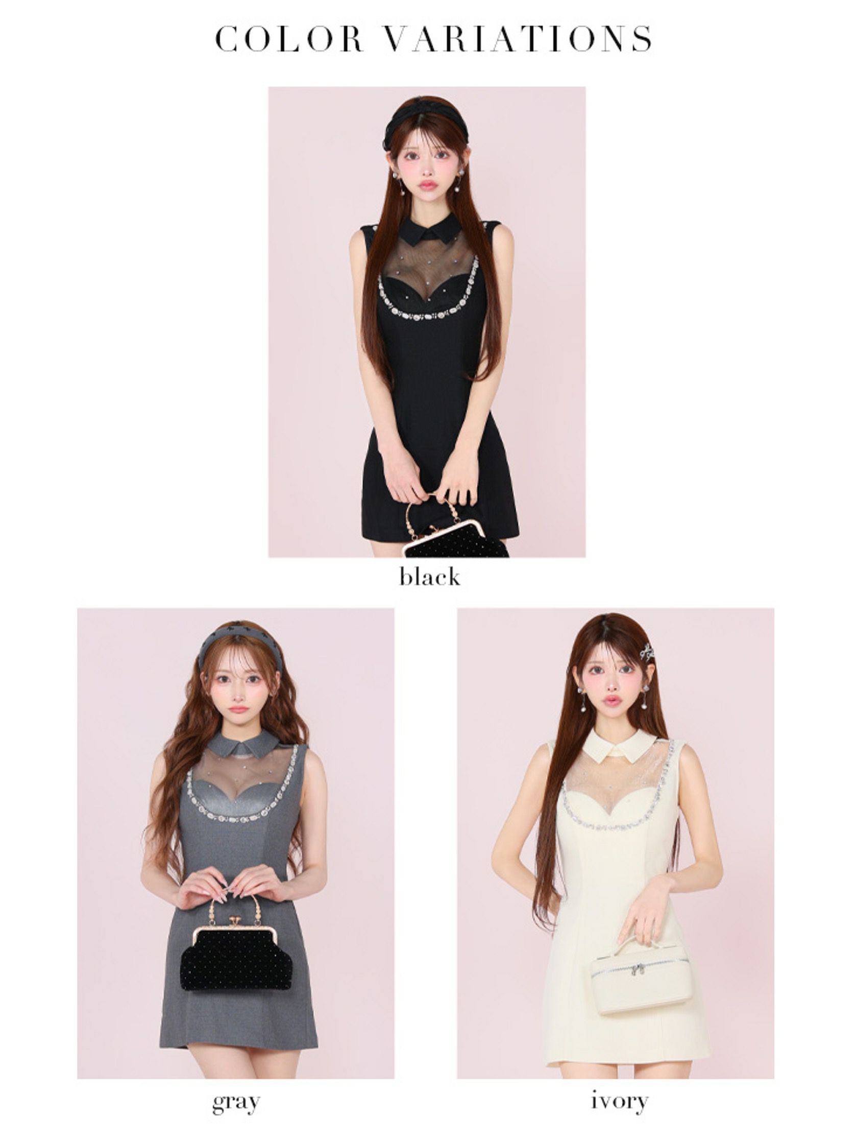 ROBE de FLEURS ローブドフルール ジューシアーチュールタイトミニキャバドレス fm3447-c