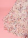 vanityME.couture. バニティミークチュール アンティークフラワー 花柄 パフスリーブ付き バストカットアウト プリンセス 姫 ロングドレス バースデードレス ピンク vctr-l-gl3609